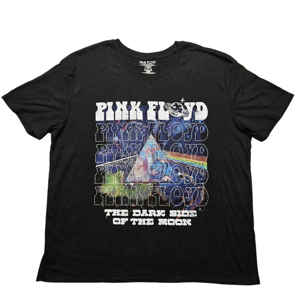 Pink Floyd Shirt Mens XL Black Dark Side Of The Moon Band Tee Rock Music - Picture 1 of 16